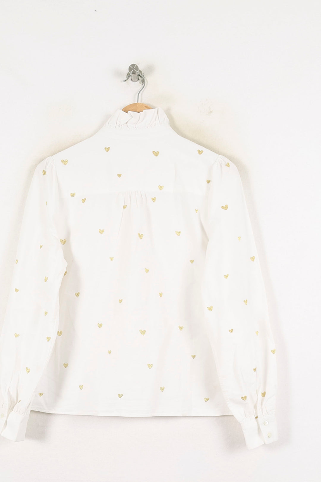 Chemise Blanche et Dorée - Taille L/40 de la marque Sézane | PARAD80073 - Vendu par Paradigme - Image 4