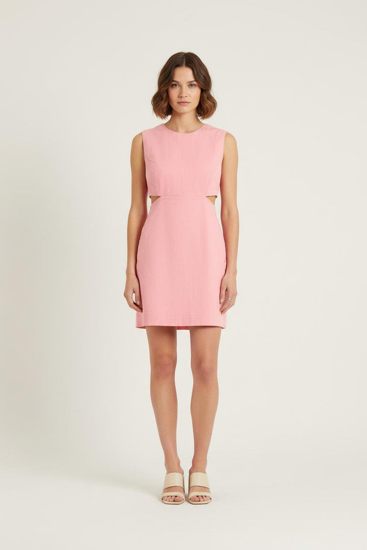 Robe Courte Rose - Taille S/36 de la marque Maje | PARAD80088 - Vendu par Paradigme - Image 1