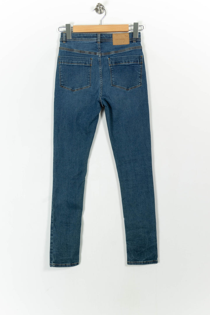Jean Skinny Bleu - Taille M/38 de la marque La Fée Maraboutée | PARAD80110 - Vendu par Paradigme - Image 4