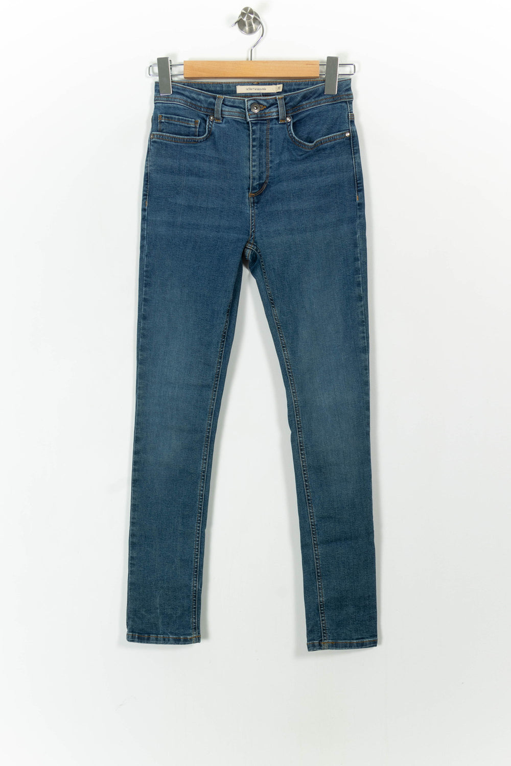Jean Skinny Bleu - Taille M/38 de la marque La Fée Maraboutée | PARAD80110 - Vendu par Paradigme - Image 2