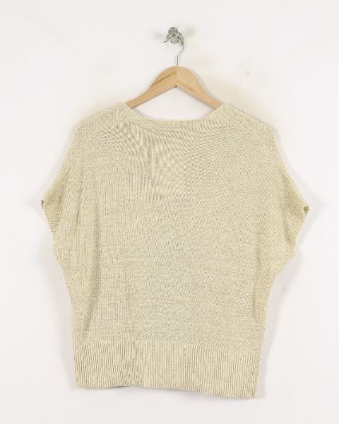 Pull Beige - Taille S/36 de la marque La Fée Maraboutée | PARAD80113 - Vendu par Paradigme - Image 4