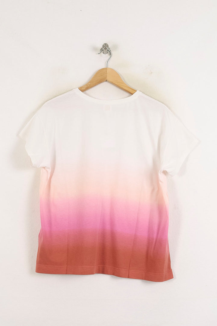Tee-shirt Blanc et Rose - Taille L/40 de la marque Des petits hauts | PARAD80114 - Vendu par Paradigme - Image 4
