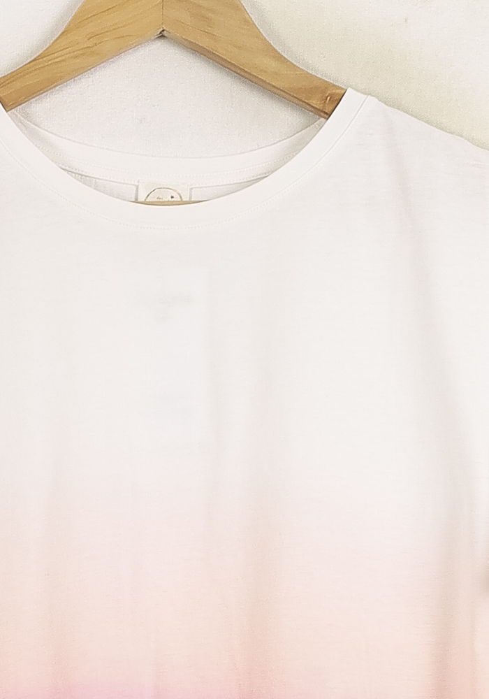 Tee-shirt Blanc et Rose - Taille L/40 de la marque Des petits hauts | PARAD80114 - Vendu par Paradigme - Image 3