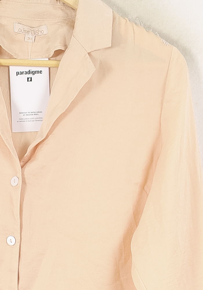 Chemise Rose - Taille S/36 de la marque Louise Misha | PARAD80120 - Vendu par Paradigme - Image 3