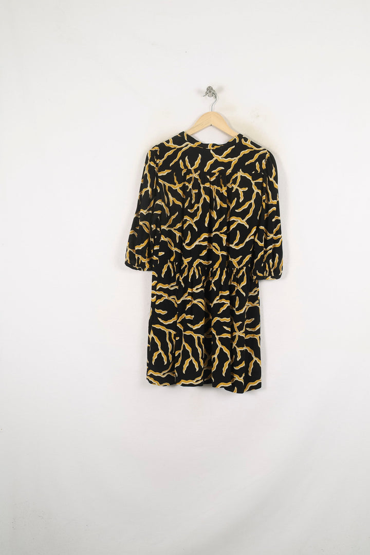 Robe Courte Noire et Jaune - Taille XS/34 de la marque ba&sh | PARAD80136 - Vendu par Paradigme - Image 4