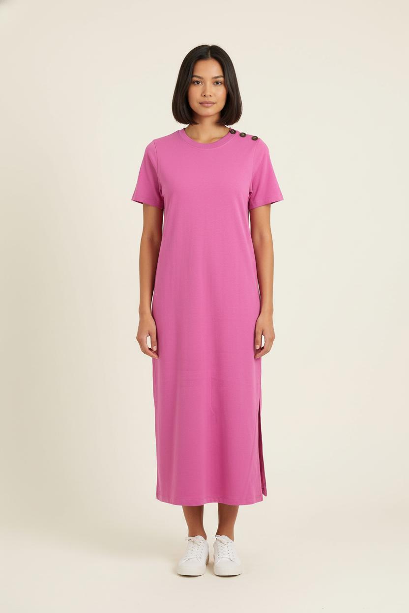 Robe T-shirt Longue Rose - Taille S/36 de la marque Sézane | PARAD80140 - Vendu par Paradigme - Image 1