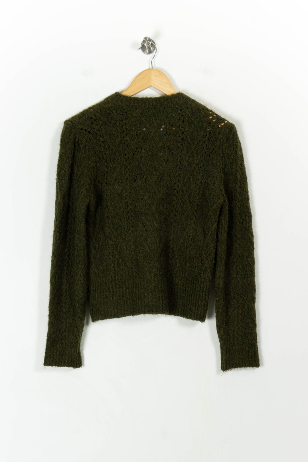 Pull Vert - Taille XS/34 de la marque La Fée Maraboutée | PARAD80147 - Vendu par Paradigme - Image 4