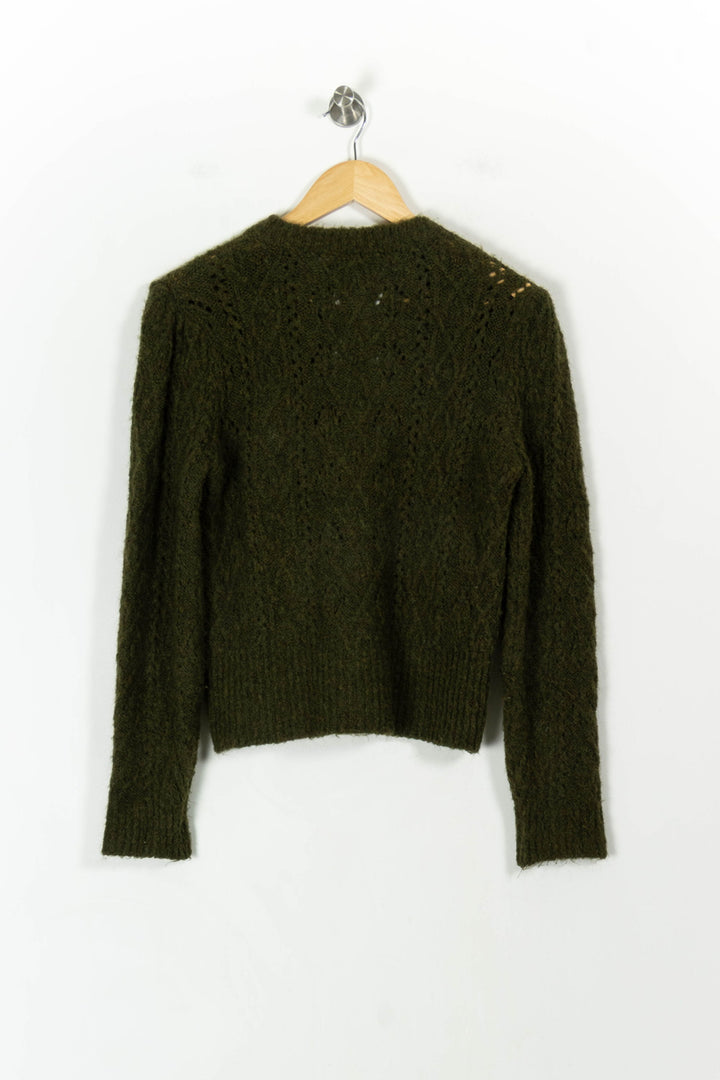 Pull Vert - Taille XS/34 de la marque La Fée Maraboutée | PARAD80147 - Vendu par Paradigme - Image 4