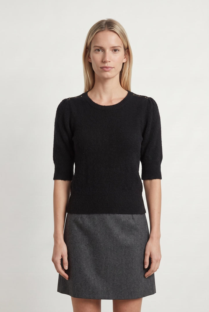 Pull Noir - Taille S/36 de la marque Maison 123 | PARAD80148 - Vendu par Paradigme - Image 1