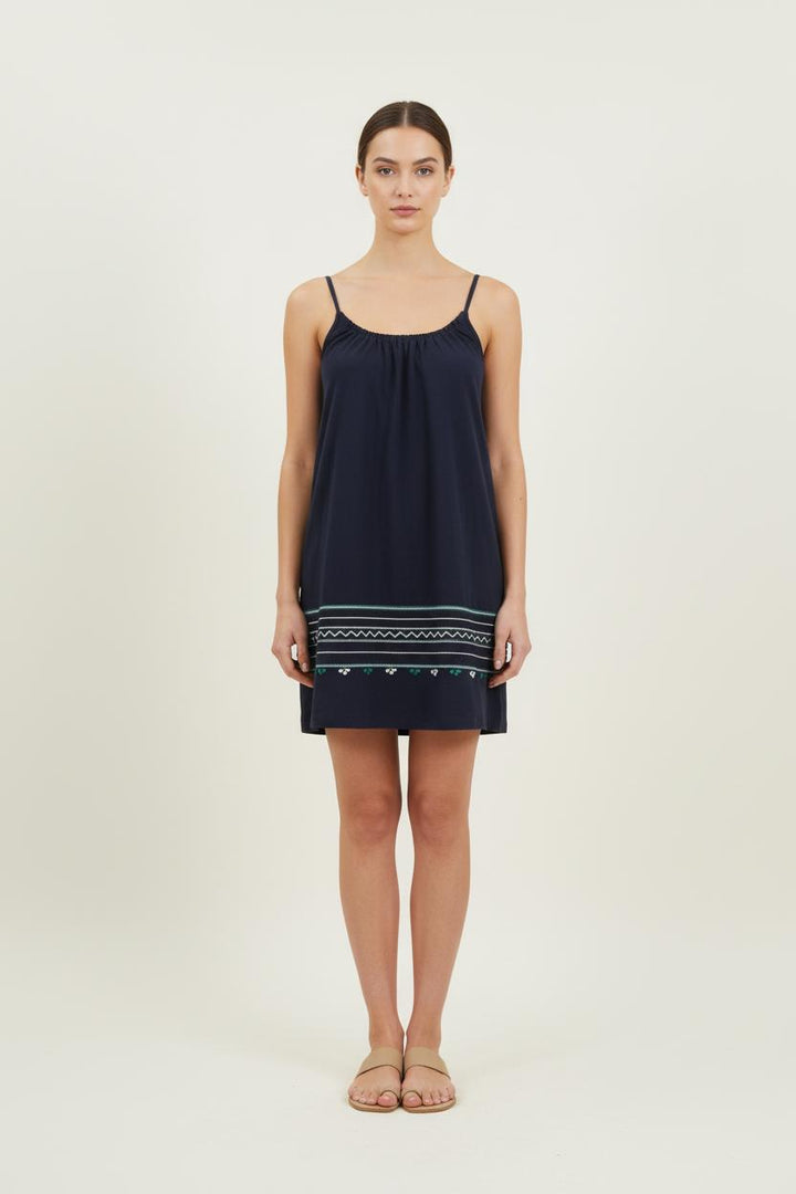 Robe Bretelles Bleue - Taille S/36 de la marque Grace & Mila | PARAD80151 - Vendu par Paradigme - Image 1