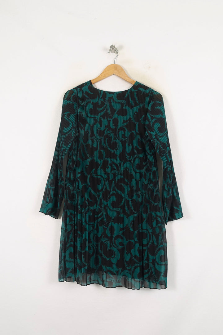 Robe Verte et Noire - Taille S/36 de la marque La Fée Maraboutée | PARAD80152 - Vendu par Paradigme - Image 4