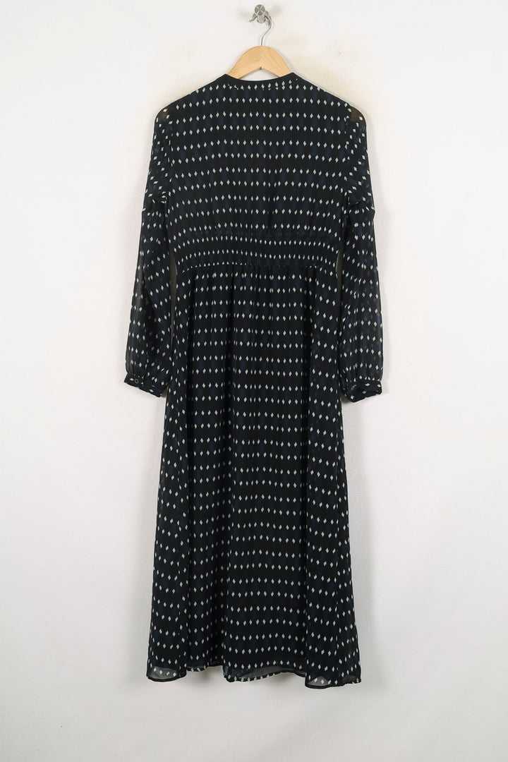 Robe Longue Bleu et Blanc - Taille S/36 de la marque Maison 123 | PARAD80154 - Vendu par Paradigme - Image 4