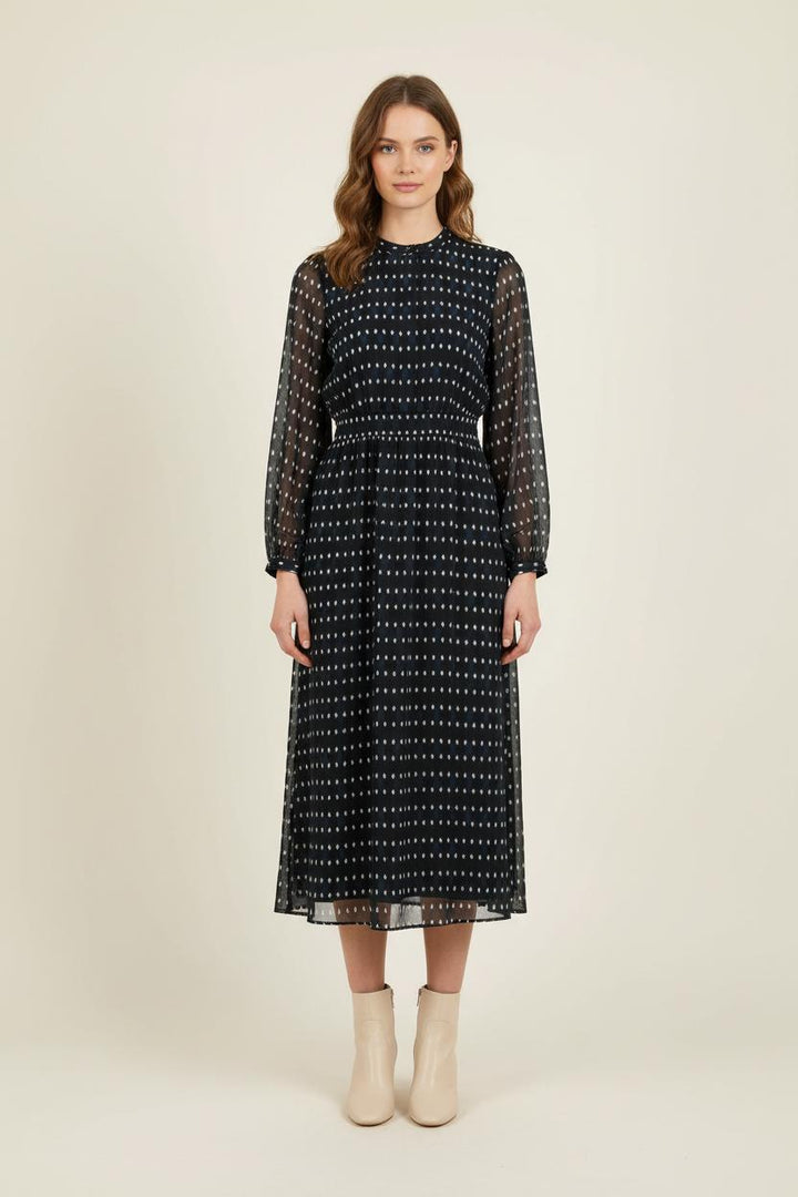 Robe Longue Bleu et Blanc - Taille S/36 de la marque Maison 123 | PARAD80154 - Vendu par Paradigme - Image 1