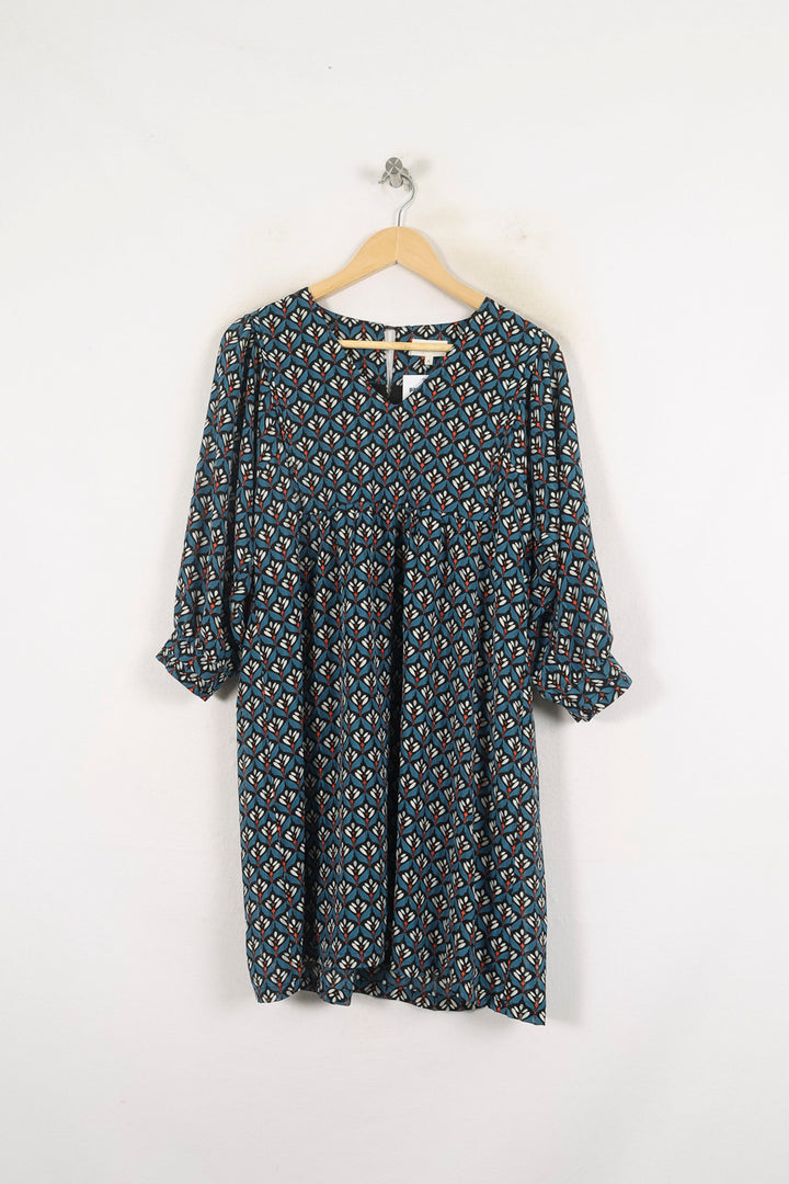 Robe Courte Bleue et Noire - Taille S/36 de la marque Grace & Mila | PARAD80160 - Vendu par Paradigme - Image 2