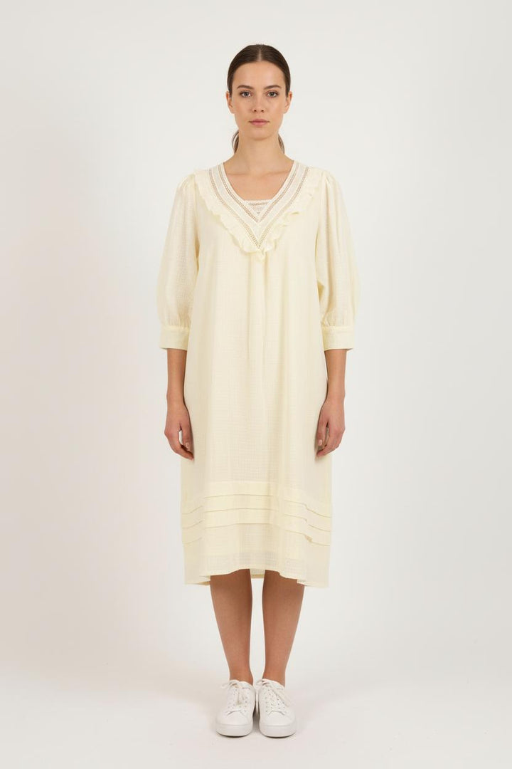 Robe Midi Jaune - Taille L/40 de la marque Karl Marc John | PARAD80161 - Vendu par Paradigme - Image 1