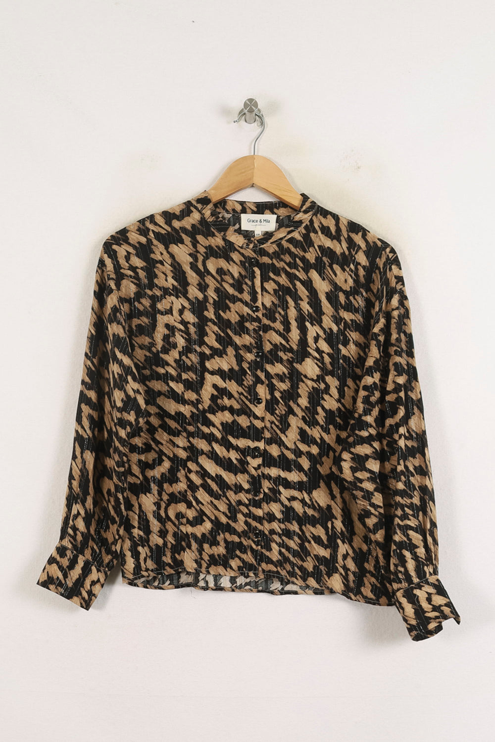 Blouse Noire et Beige - Taille M/38 de la marque Grace & Mila | PARAD80166 - Vendu par Paradigme - Image 2