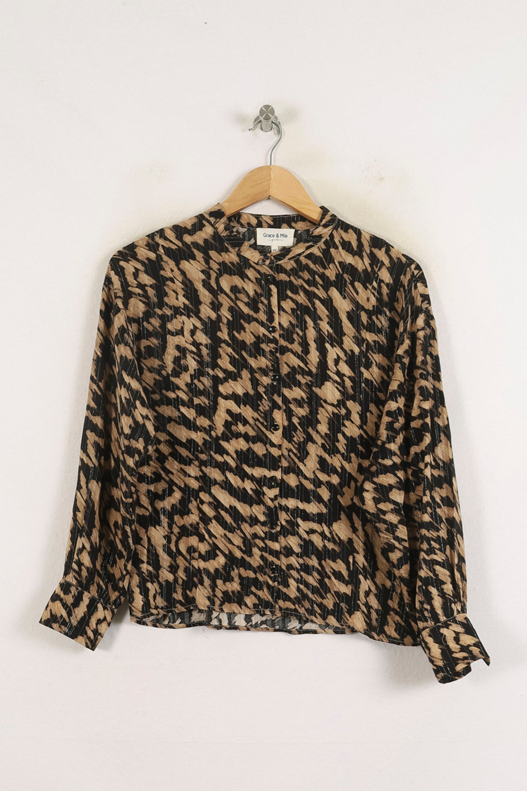 Blouse Noire et Beige - Taille M/38 de la marque Grace & Mila | PARAD80166 - Vendu par Paradigme - Image 2