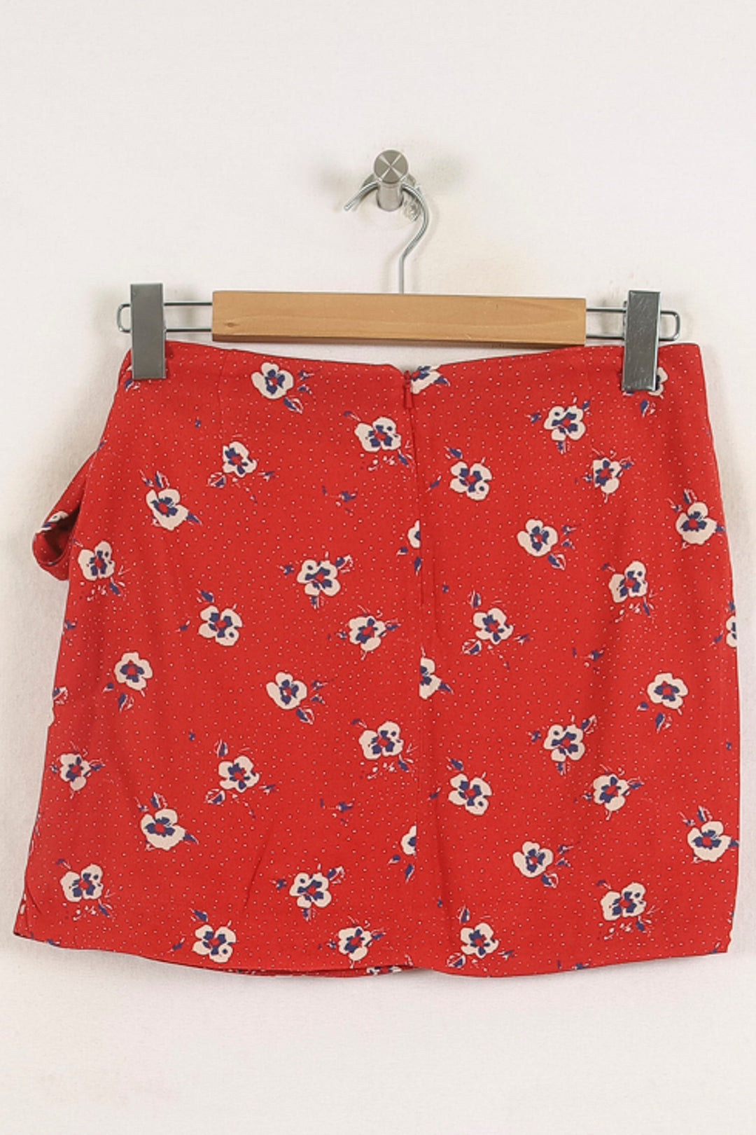 Jupe Portefeuille Rouge et Blanc - Taille S/36 de la marque Sézane | PARAD80172 - Vendu par Paradigme - Image 4