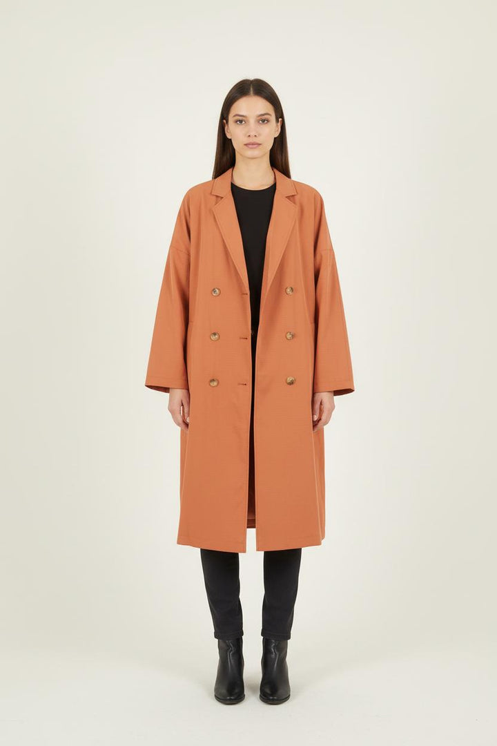 Trench Orange - Taille L/40 de la marque Des petits hauts | PARAD80178 - Vendu par Paradigme - Image 1