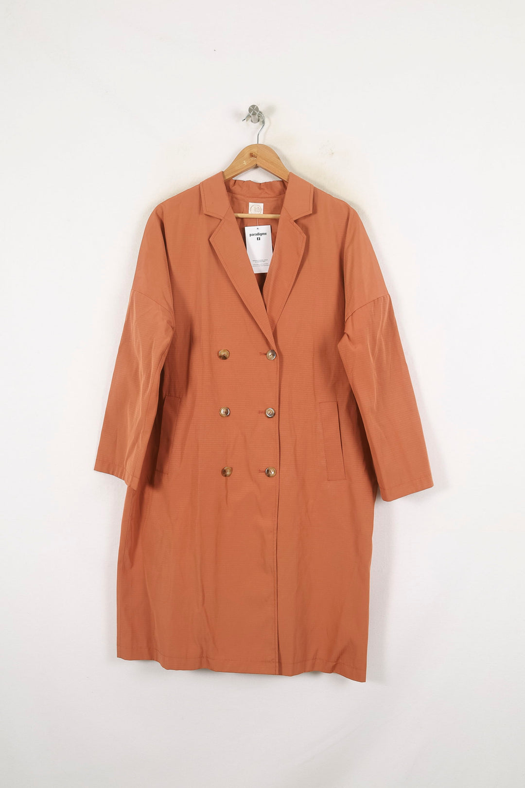 Trench Orange - Taille L/40 de la marque Des petits hauts | PARAD80178 - Vendu par Paradigme - Image 2