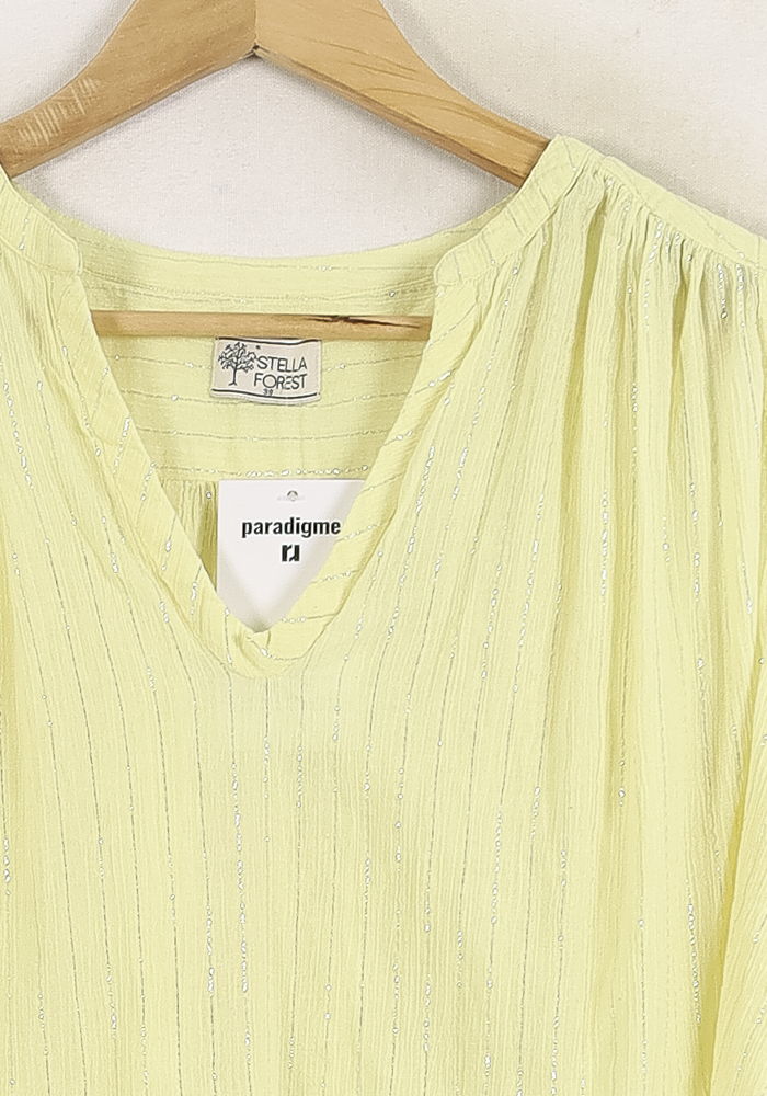 Blouse Jaune - Taille M/38 de la marque Stella Forest | PARAD80179 - Vendu par Paradigme - Image 3