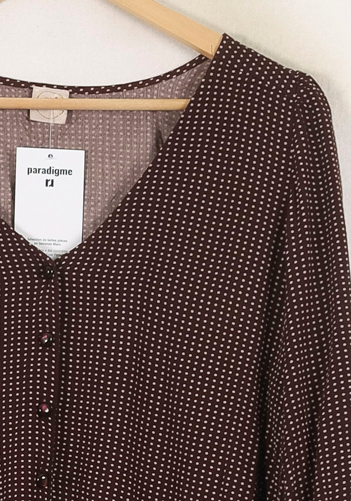 Robe Courte Violette - Taille L/40 de la marque Des petits hauts | PARAD80180 - Vendu par Paradigme - Image 3