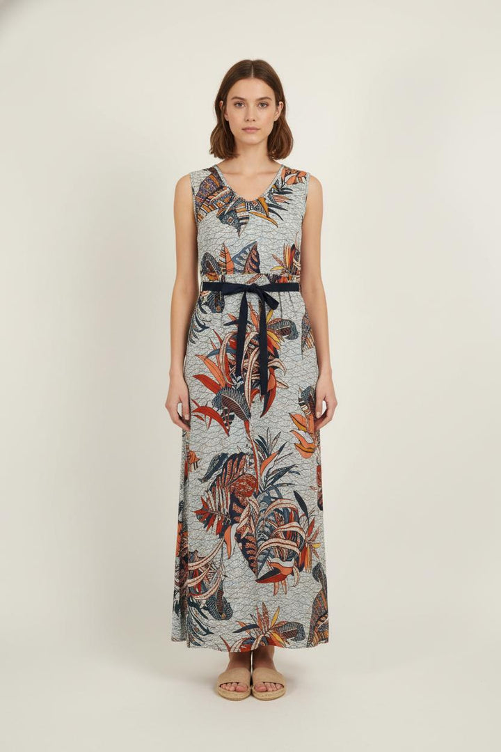 Robe Longue Multicolore - Taille M/38 de la marque La Fée Maraboutée | PARAD80184 - Vendu par Paradigme - Image 1