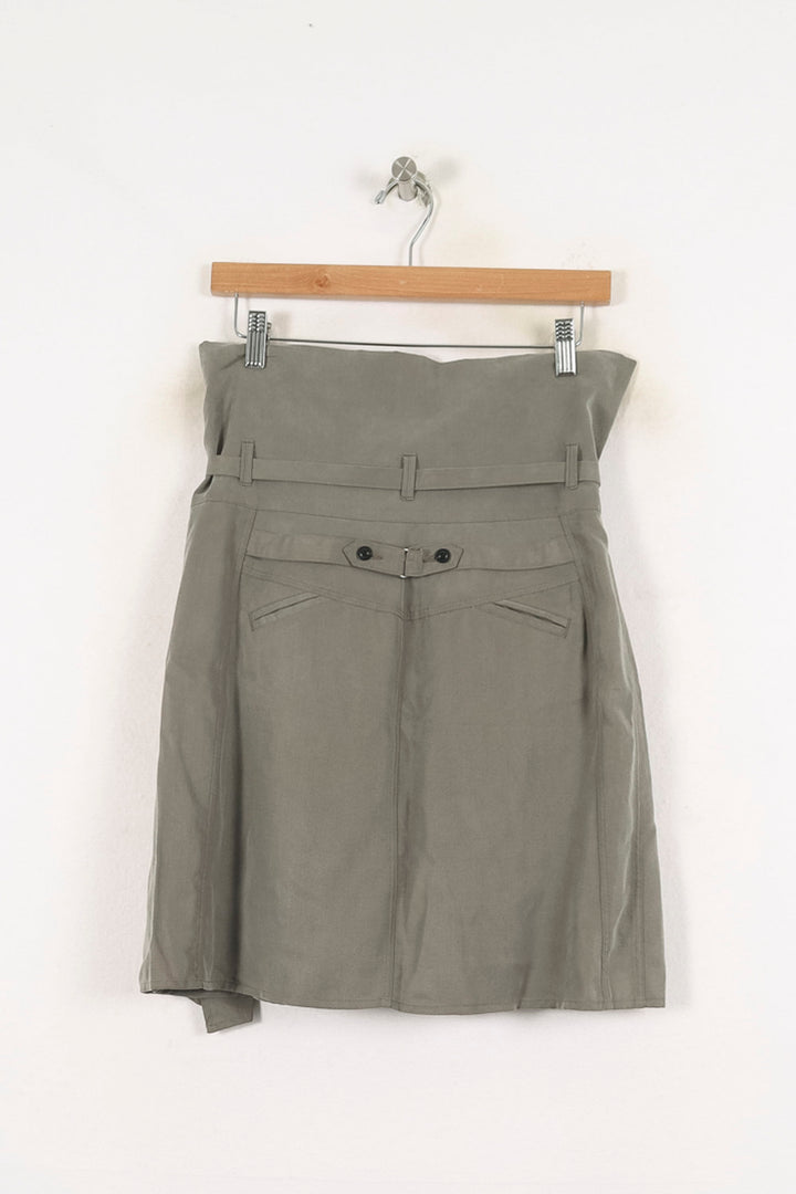 Jupe Taille Haute Grise - Taille M/38 de la marque One Step | PARAD80186 - Vendu par Paradigme - Image 4