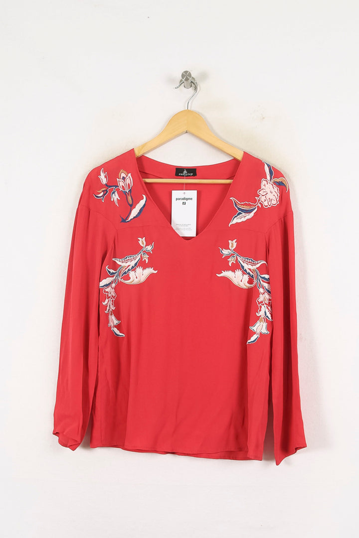 Blouse Rouge - Taille S/36 de la marque One Step | PARAD80189 - Vendu par Paradigme - Image 2