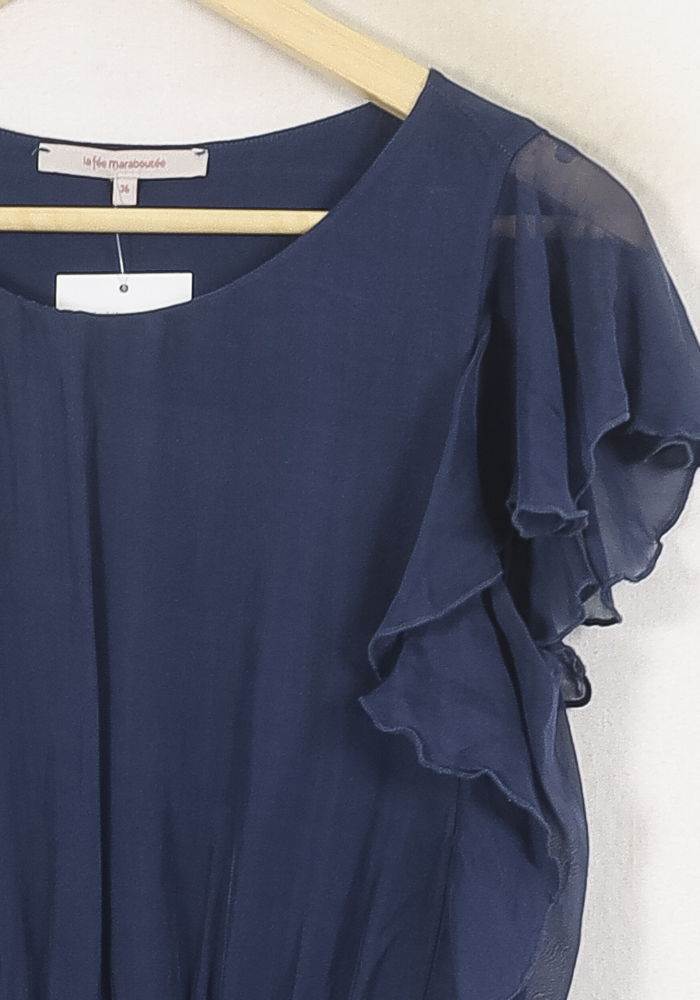 Robe Bleu - Taille S/36 de la marque La Fée Maraboutée | PARAD80197 - Vendu par Paradigme - Image 3