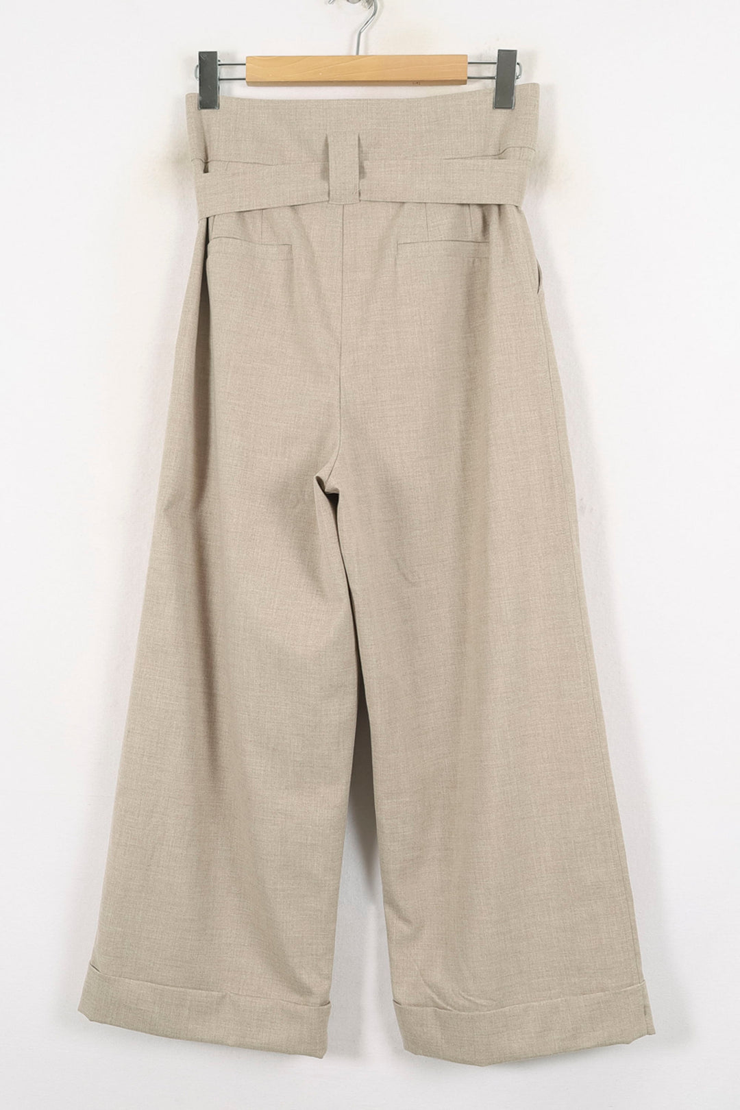 Pantalon Large Beige - Taille L/40 de la marque La Fée Maraboutée | PARAD80211 - Vendu par Paradigme - Image 4