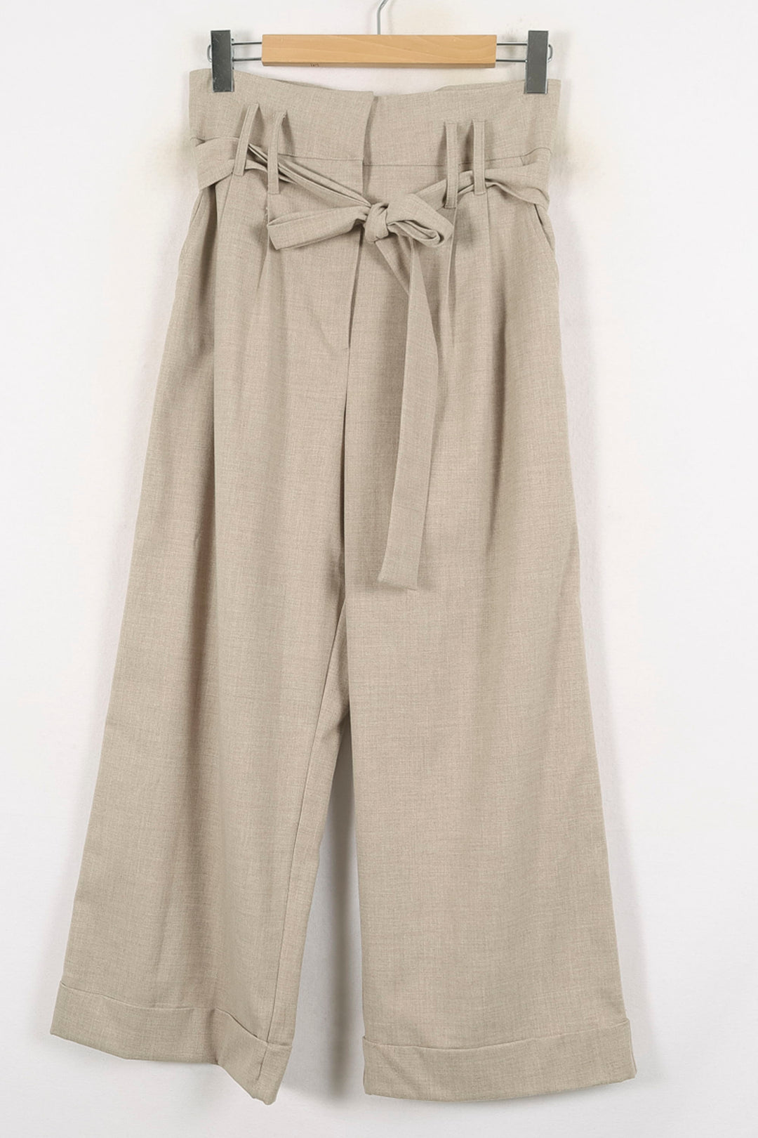 Pantalon Large Beige - Taille L/40 de la marque La Fée Maraboutée | PARAD80211 - Vendu par Paradigme - Image 2