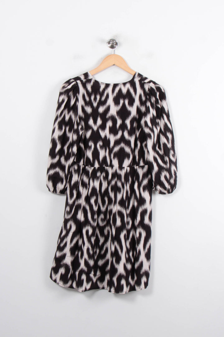 Robe Noire et Blanche - Taille S/36 de la marque La Fée Maraboutée | PARAD80212 - Vendu par Paradigme - Image 4