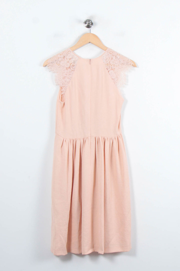 Robe Courte Rose - Taille S/36 de la marque Claudie Pierlot | PARAD80221 - Vendu par Paradigme - Image 4