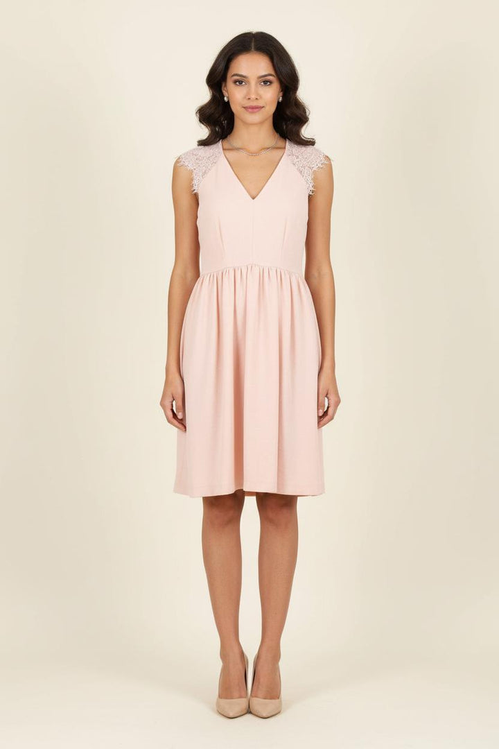 Robe Courte Rose - Taille S/36 de la marque Claudie Pierlot | PARAD80221 - Vendu par Paradigme - Image 1