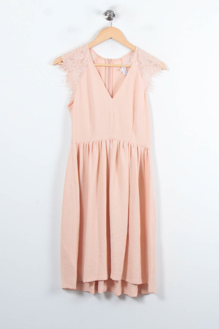 Robe Courte Rose - Taille S/36 de la marque Claudie Pierlot | PARAD80221 - Vendu par Paradigme - Image 2