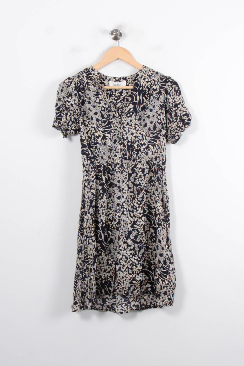 Robe Courte Noire et Blanche - Taille XS/34 de la marque ba&sh | PARAD80222 - Vendu par Paradigme - Image 2