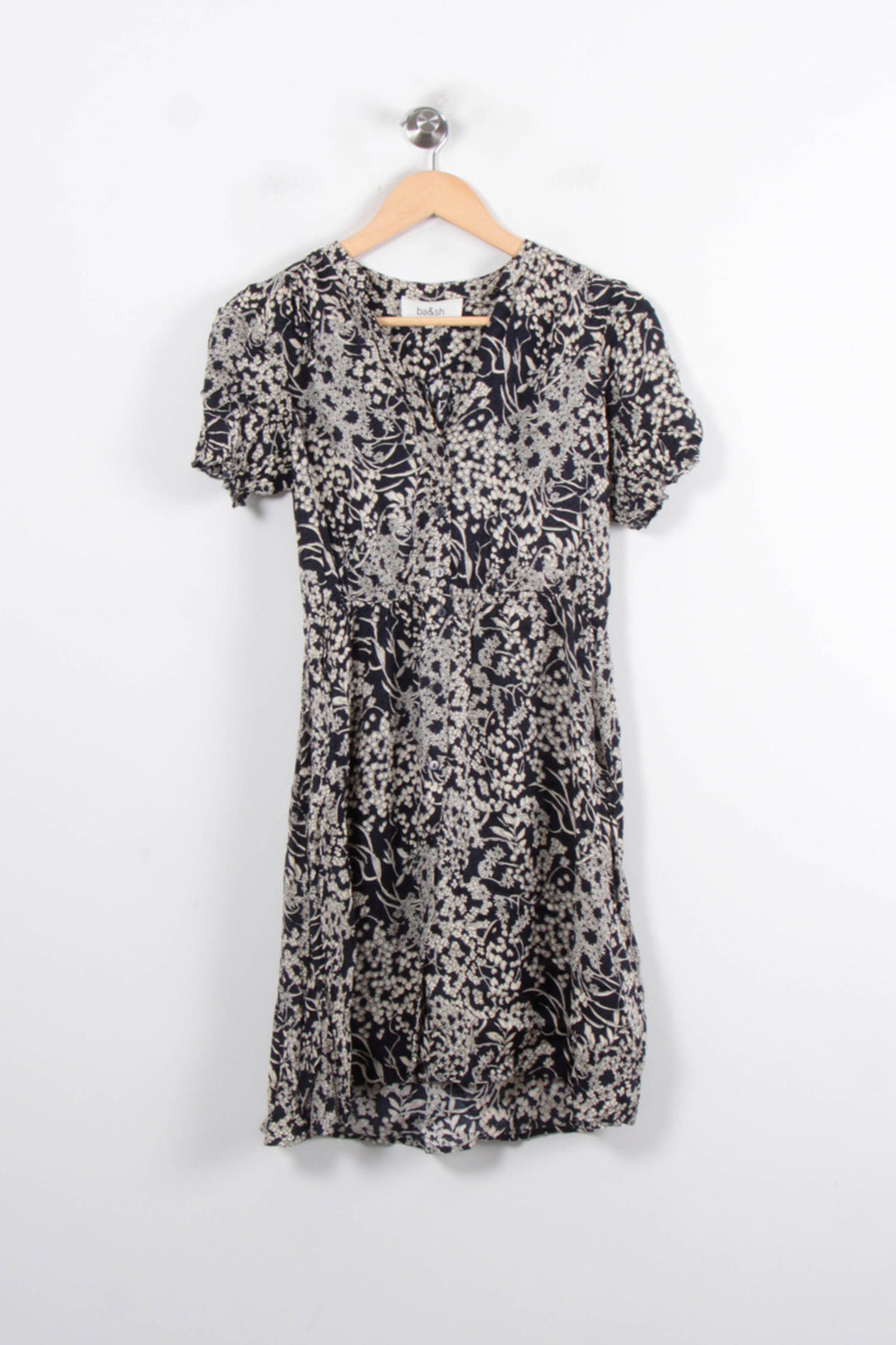 Robe Courte Noire et Blanche - Taille XS/34 de la marque ba&sh | PARAD80222 - Vendu par Paradigme - Image 2