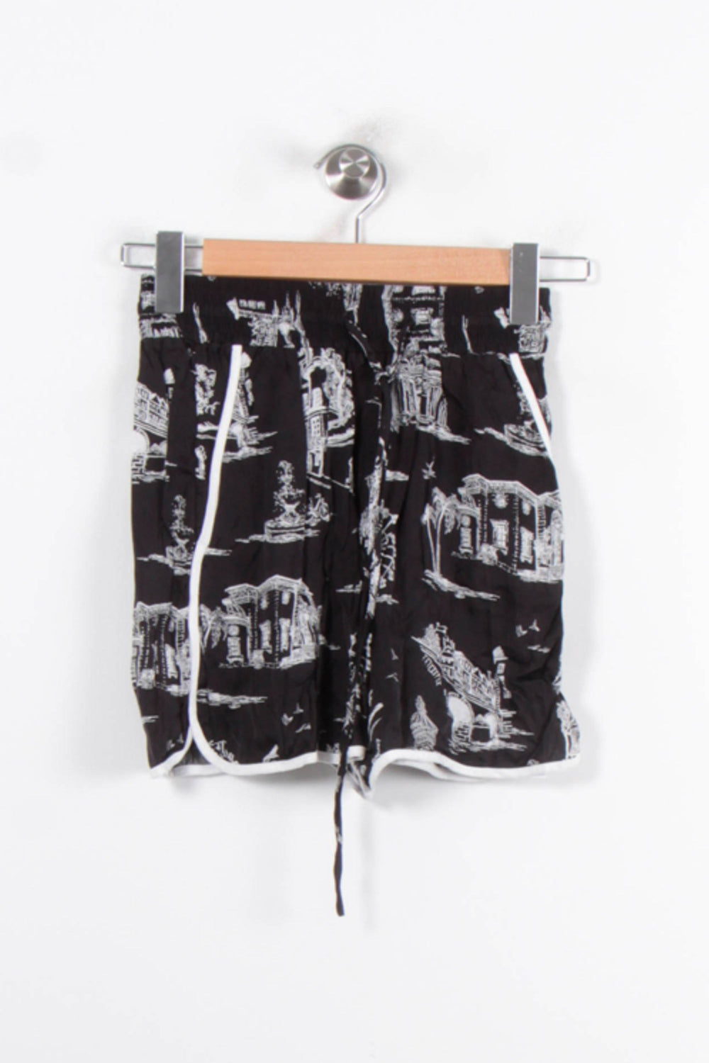 Short Noir et Blanc - Taille XS/34 de la marque Maje | PARAD80224 - Vendu par Paradigme - Image 2