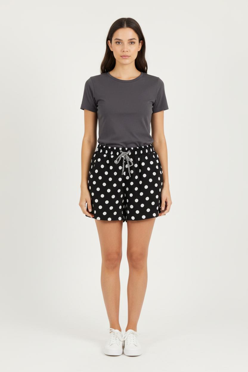 Short Noir et Blanc - Taille XS/34 de la marque Suncoo | PARAD80226 - Vendu par Paradigme - Image 1