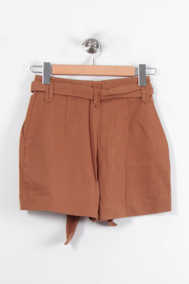 Short Marron - Taille XS/34 de la marque Sézane | PARAD80227 - Vendu par Paradigme - Image 4