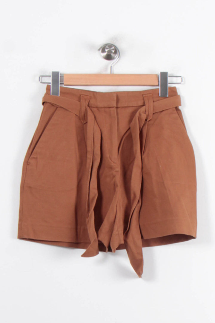 Short Marron - Taille XS/34 de la marque Sézane | PARAD80227 - Vendu par Paradigme - Image 2