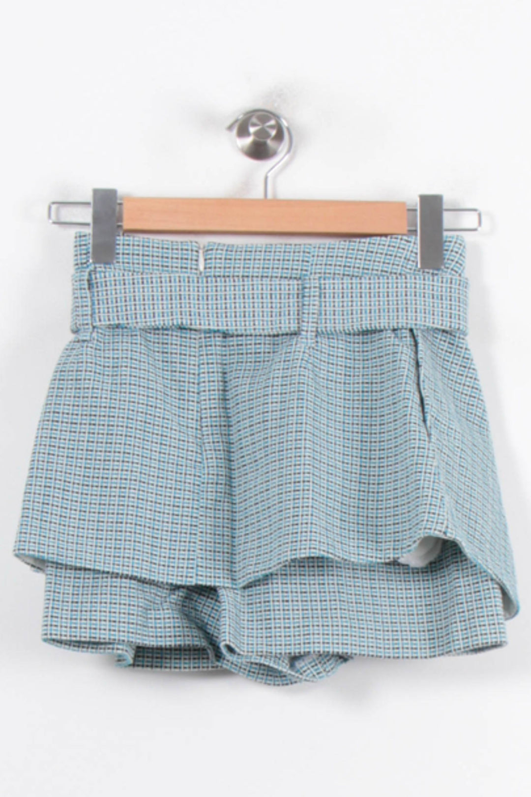 Short Vert à Carreaux - Taille S/36 de la marque Maje | PARAD80229 - Vendu par Paradigme - Image 4
