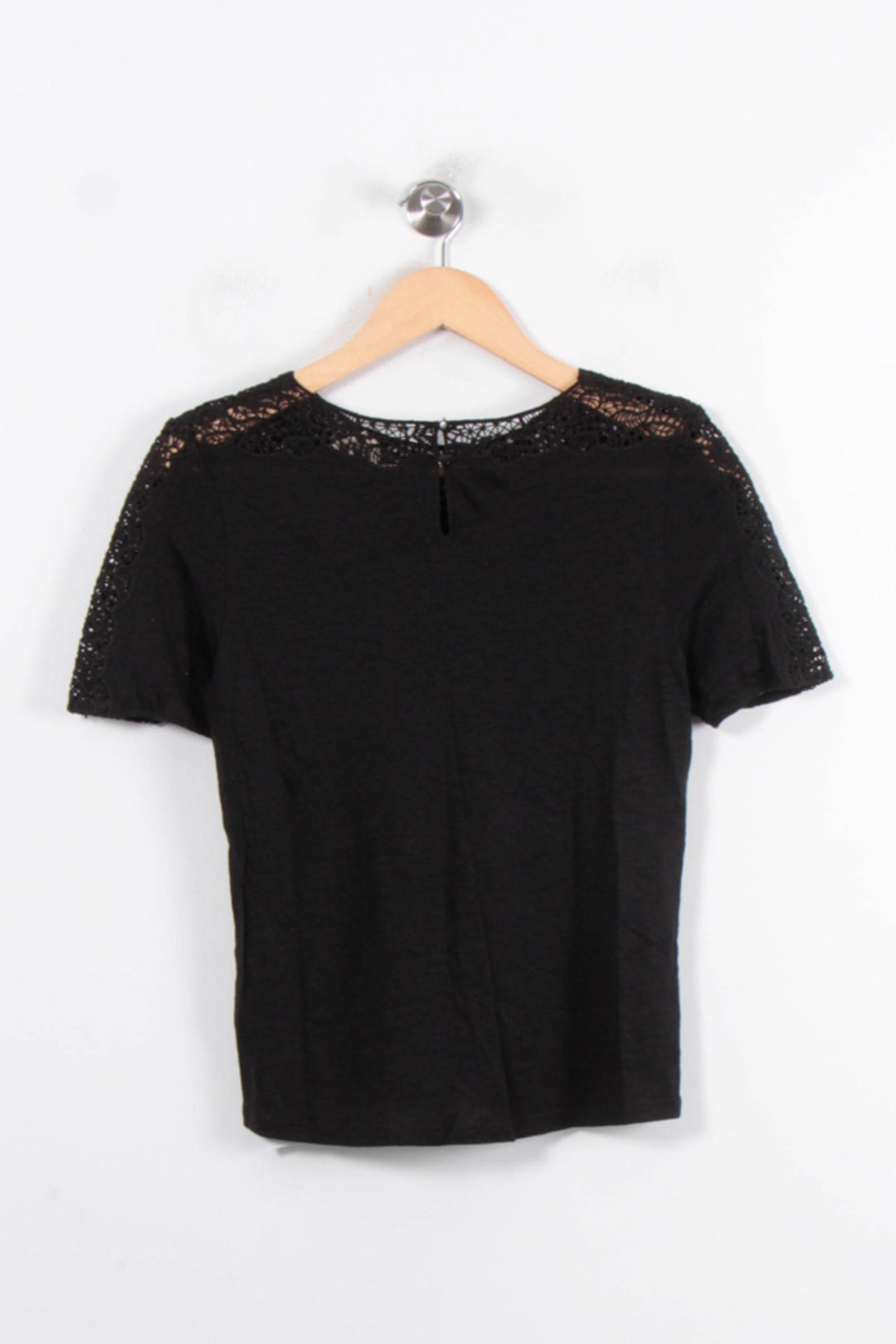 Tee-shirt Noir - Taille XS/34 de la marque Sézane | PARAD80237 - Vendu par Paradigme - Image 4