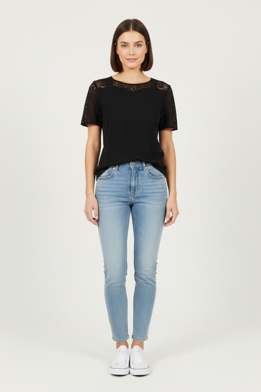 Tee-shirt Noir - Taille XS/34 de la marque Sézane | PARAD80237 - Vendu par Paradigme - Image 1