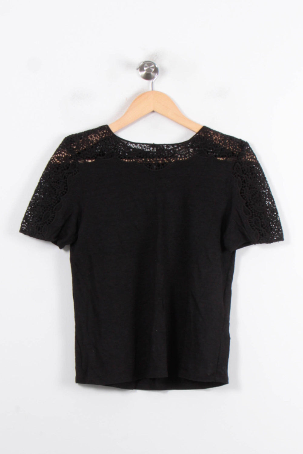 Tee-shirt Noir - Taille XS/34 de la marque Sézane | PARAD80237 - Vendu par Paradigme - Image 2