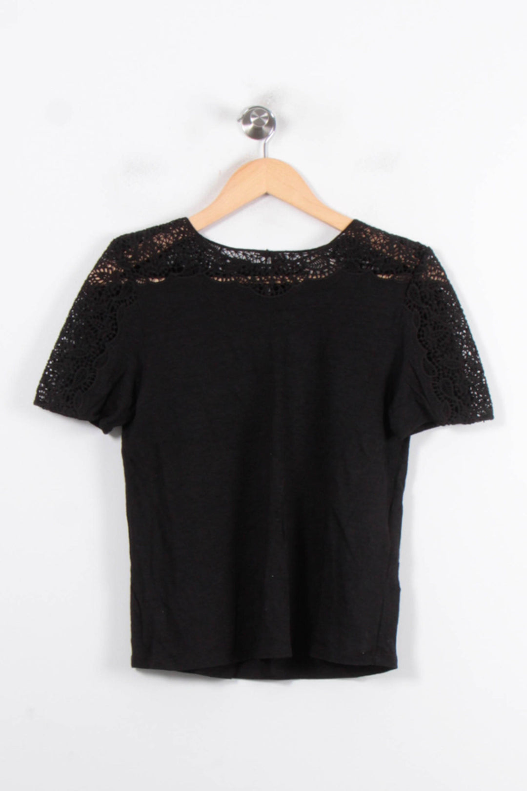 Tee-shirt Noir - Taille XS/34 de la marque Sézane | PARAD80237 - Vendu par Paradigme - Image 2
