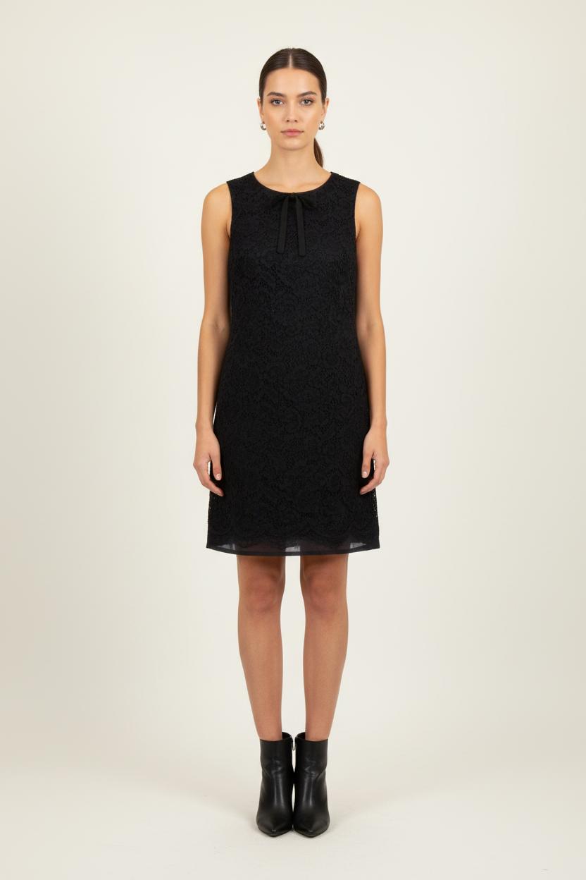 Robe Droite Noire - Taille S/36 de la marque Claudie Pierlot | PARAD80238 - Vendu par Paradigme - Image 1