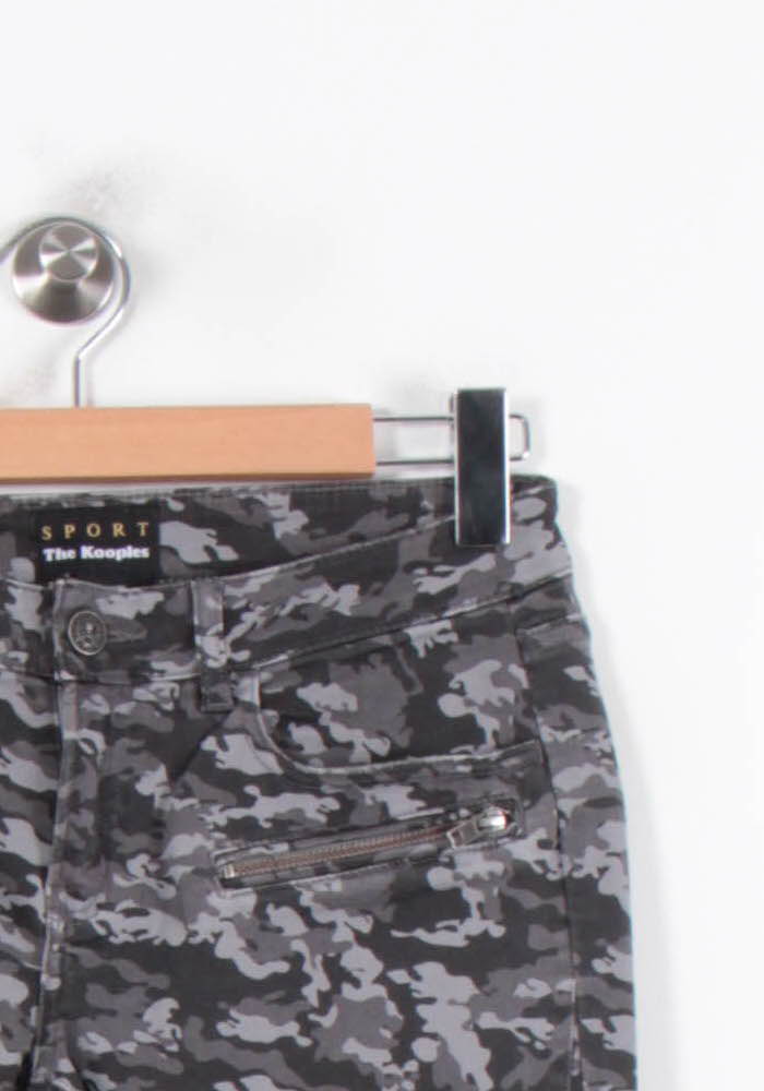 Pantalon Camouflage Gris et Noir - Taille M/38 de la marque The Kooples | PARAD80248 - Vendu par Paradigme - Image 3