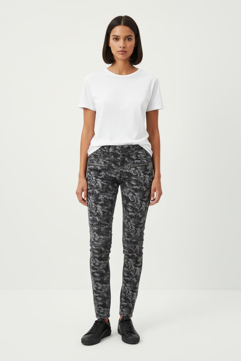Pantalon Camouflage Gris et Noir - Taille M/38 de la marque The Kooples | PARAD80248 - Vendu par Paradigme - Image 1